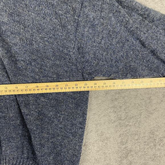 Pendleton Sweater Mens XL Blue Shetland Wool Pullover V Neck Knit Made in USA - Picture 7 of 12